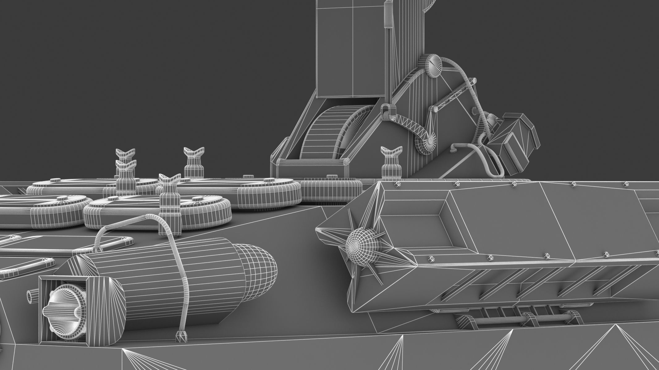 9K31 Strela-1 Low Poly Low-poly 3D model_34