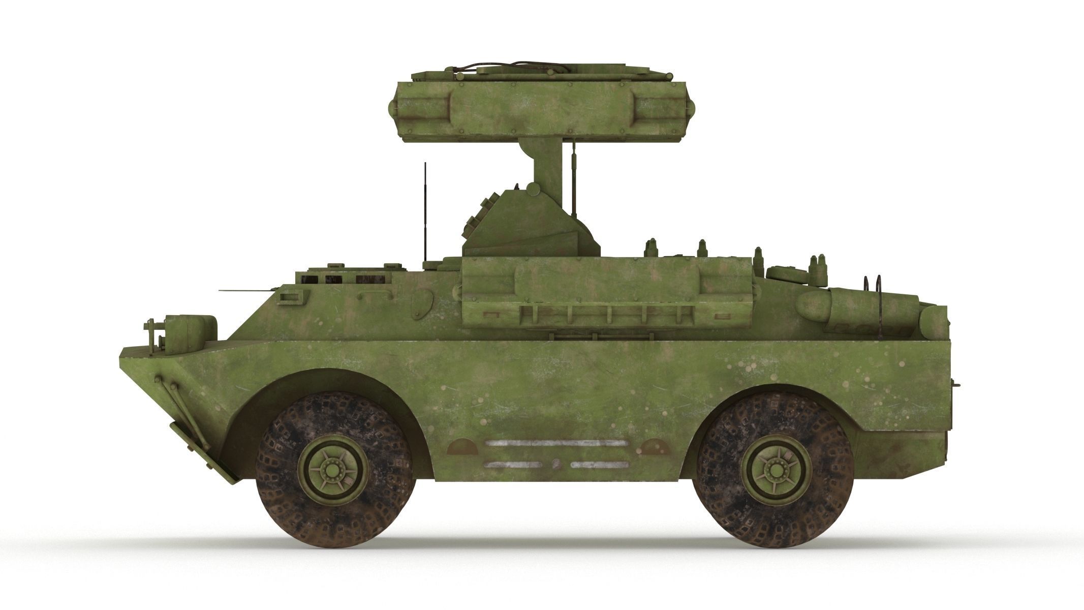 9K31 Strela-1 Low Poly Low-poly 3D model_7