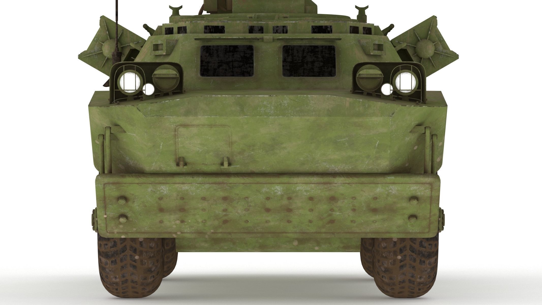 9K31 Strela-1 Low Poly Low-poly 3D model_11