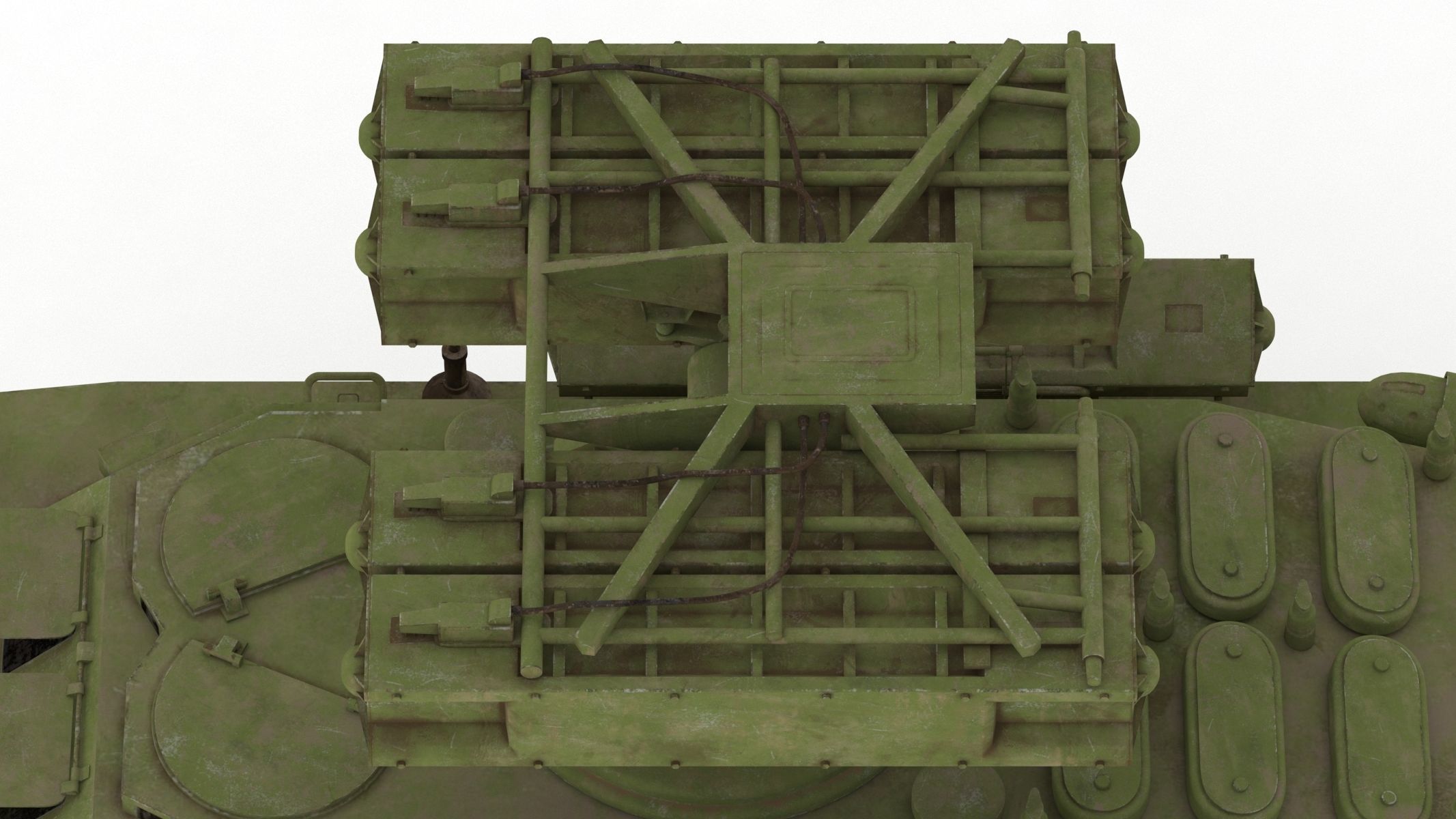 9K31 Strela-1 Low Poly Low-poly 3D model_18