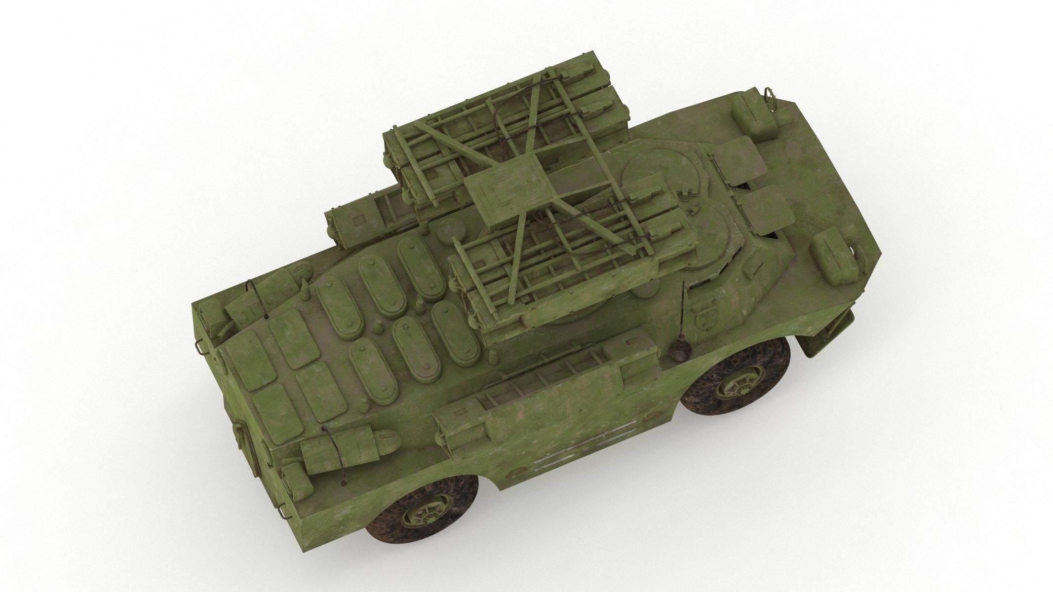 9K31 Strela-1 Low Poly Low-poly 3D model_9