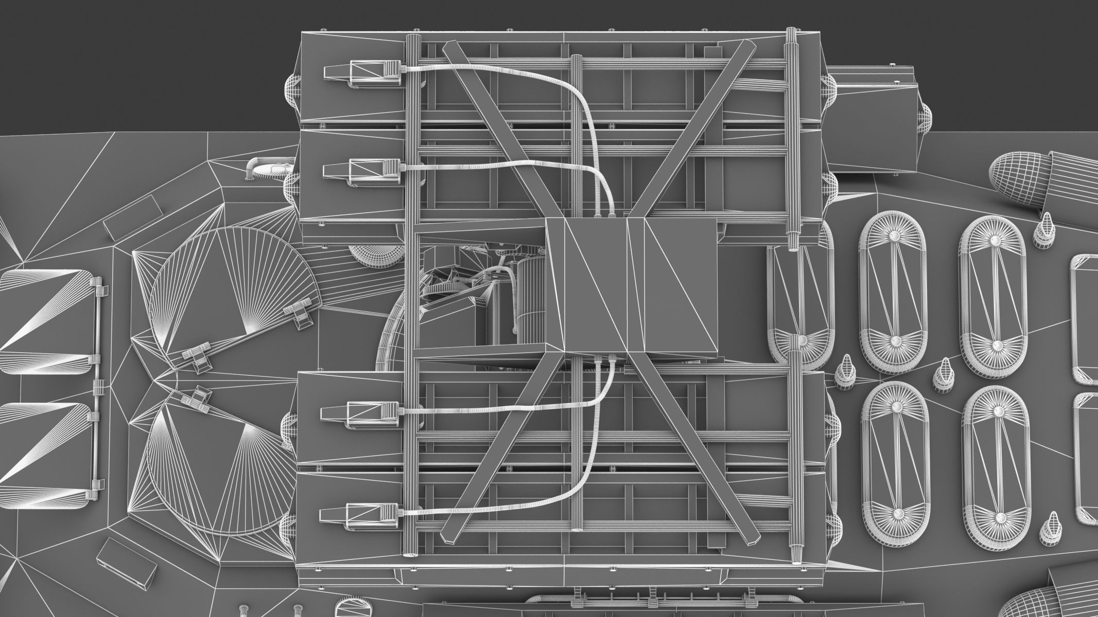 9K31 Strela-1 Low Poly Low-poly 3D model_38