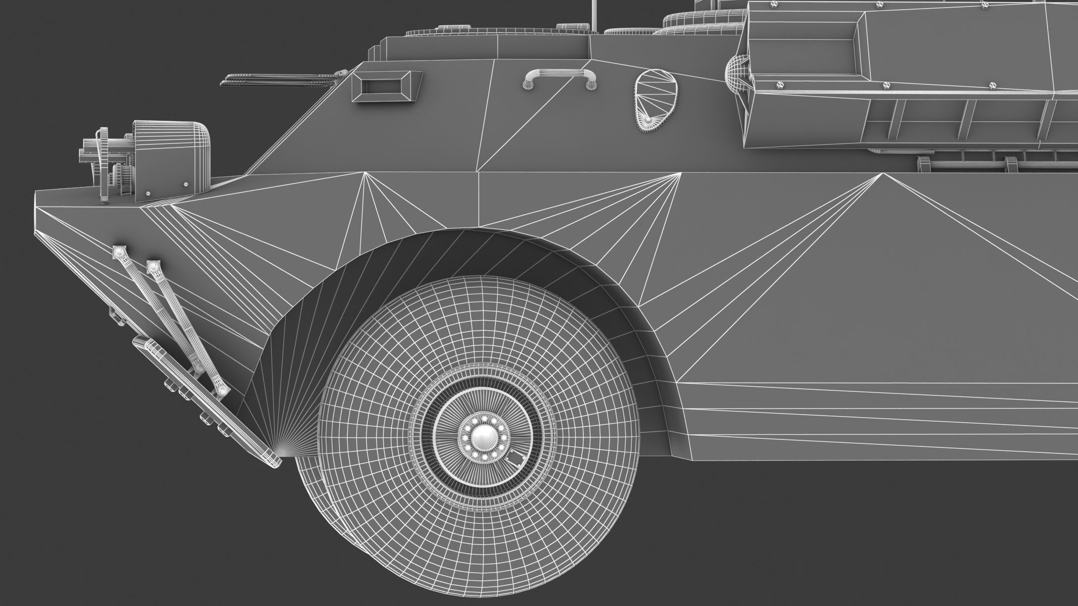 9K31 Strela-1 Low Poly Low-poly 3D model_37