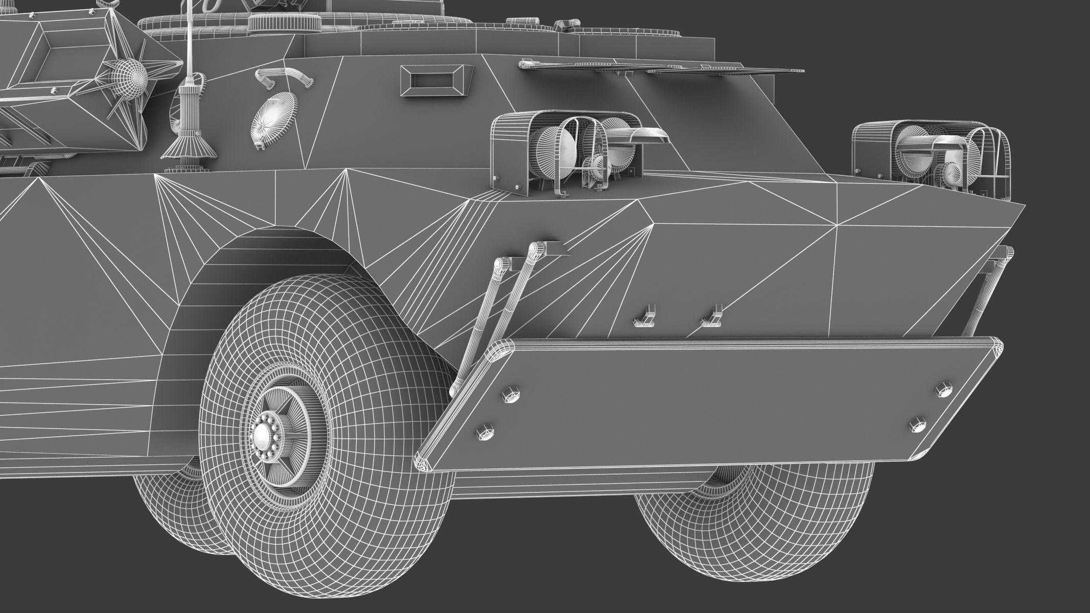 9K31 Strela-1 Low Poly Low-poly 3D model_32