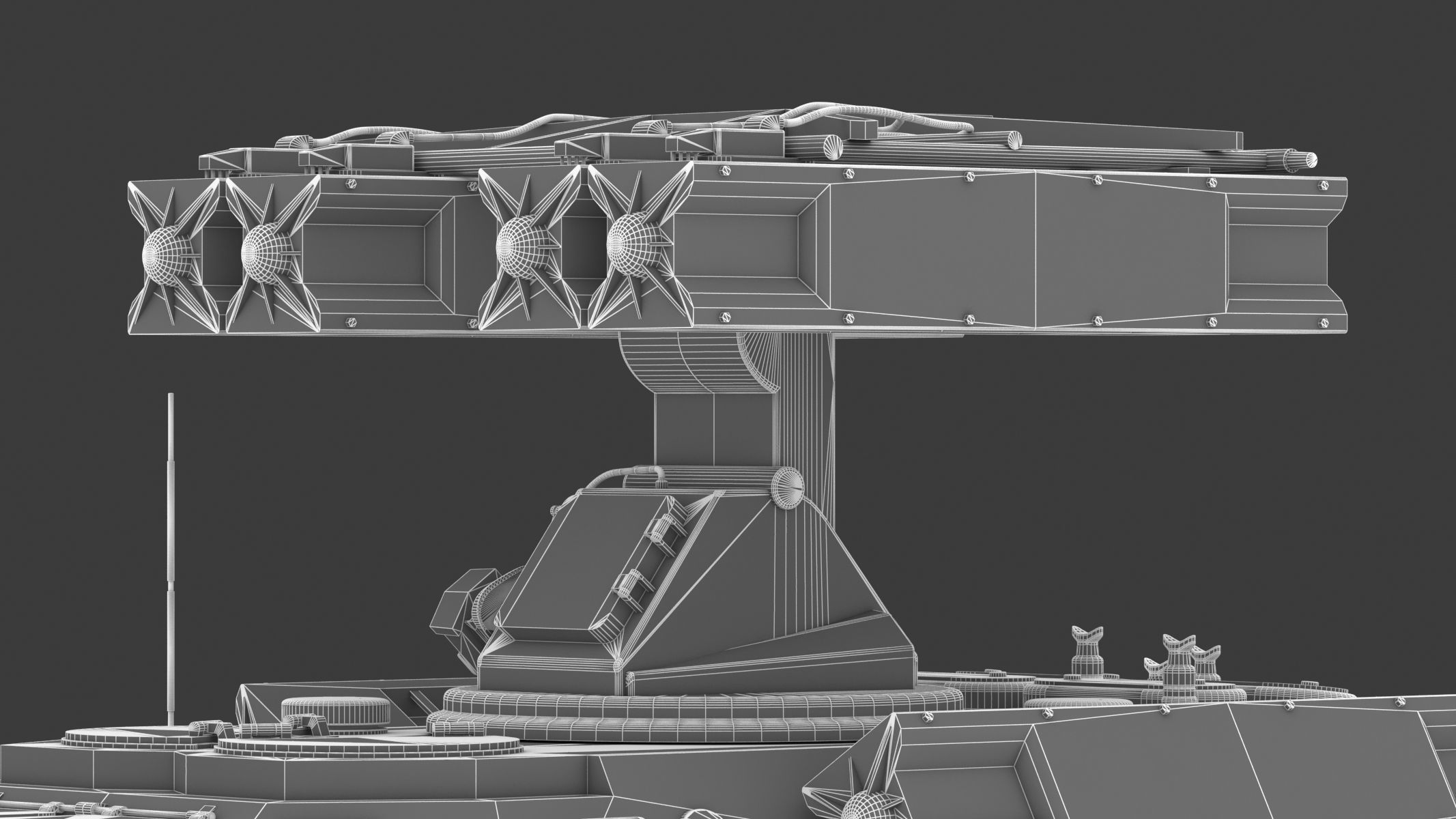 9K31 Strela-1 Low Poly Low-poly 3D model_30