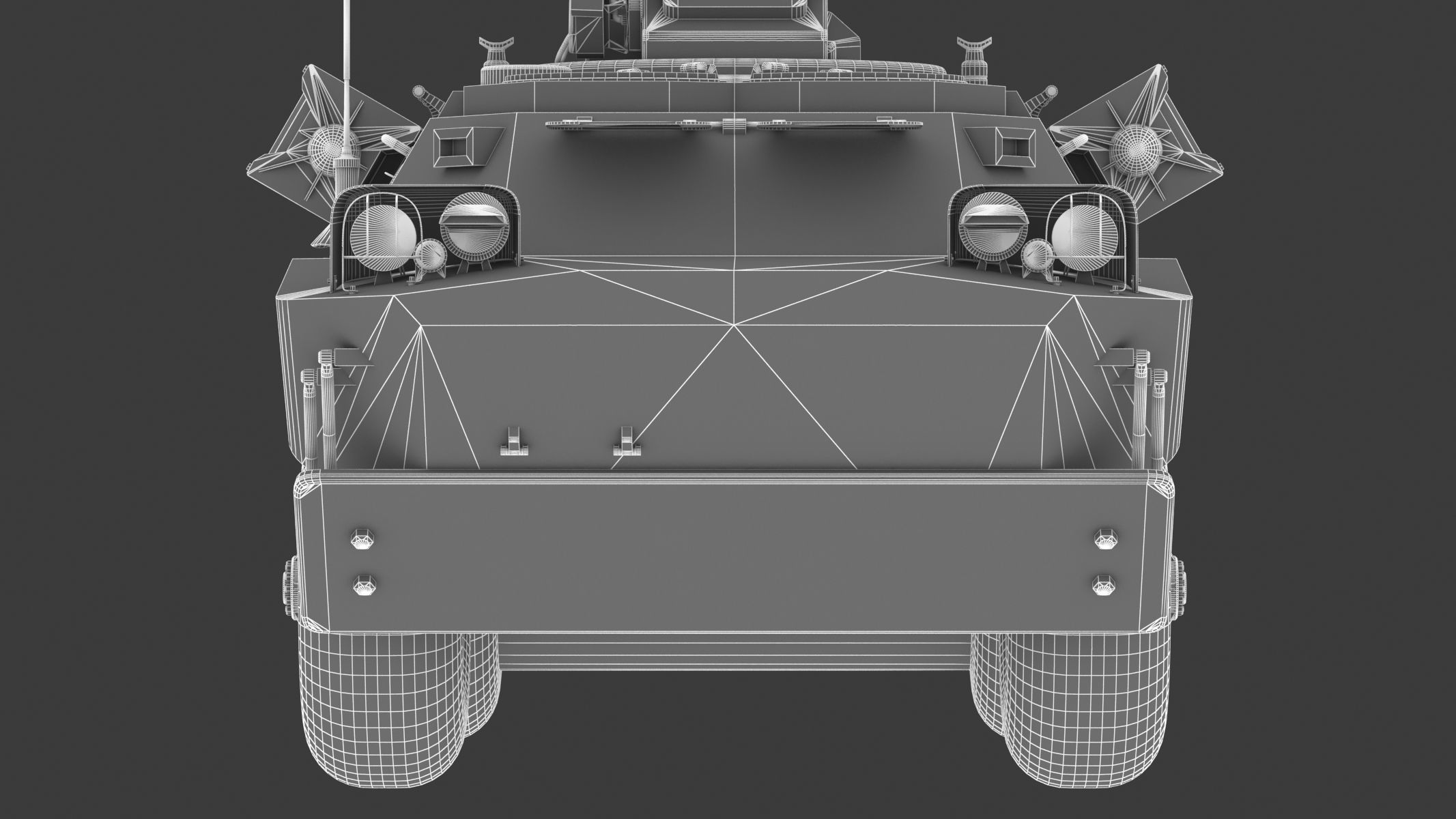 9K31 Strela-1 Low Poly Low-poly 3D model_31