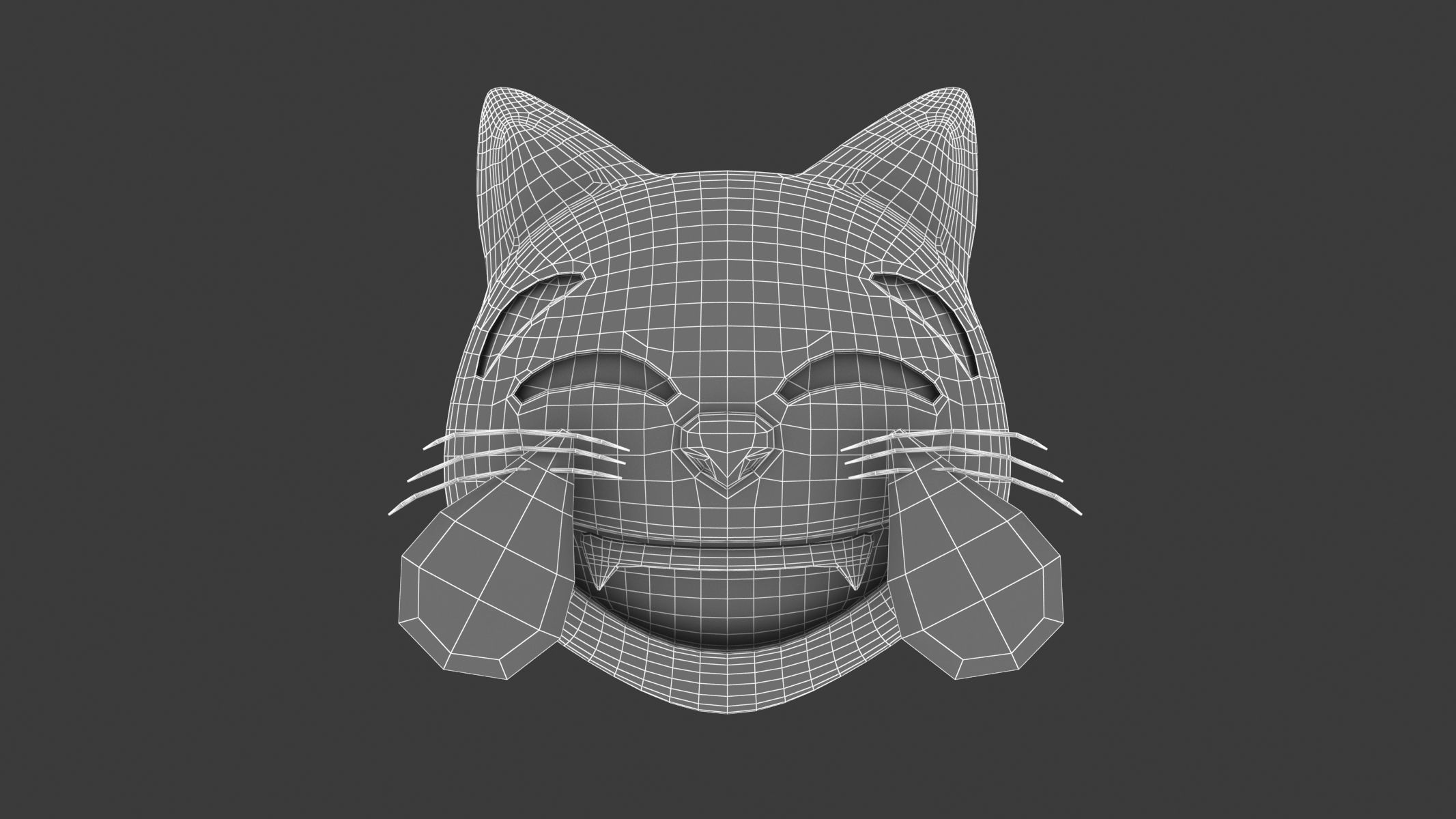 Apple Cat with Tears of Joy 3D model_5