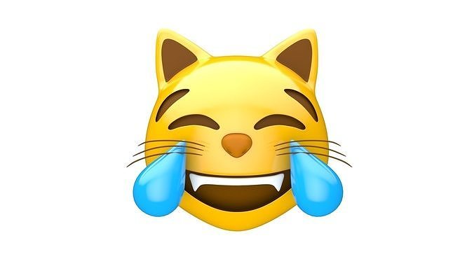 Apple Cat with Tears of Joy 3D model
