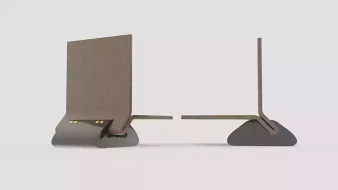 Modren Chair Low-poly 3D model