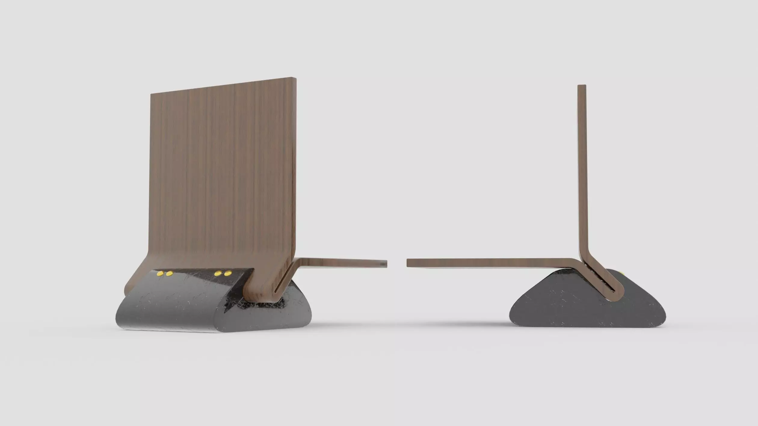 Modren Chair Low-poly 3D model