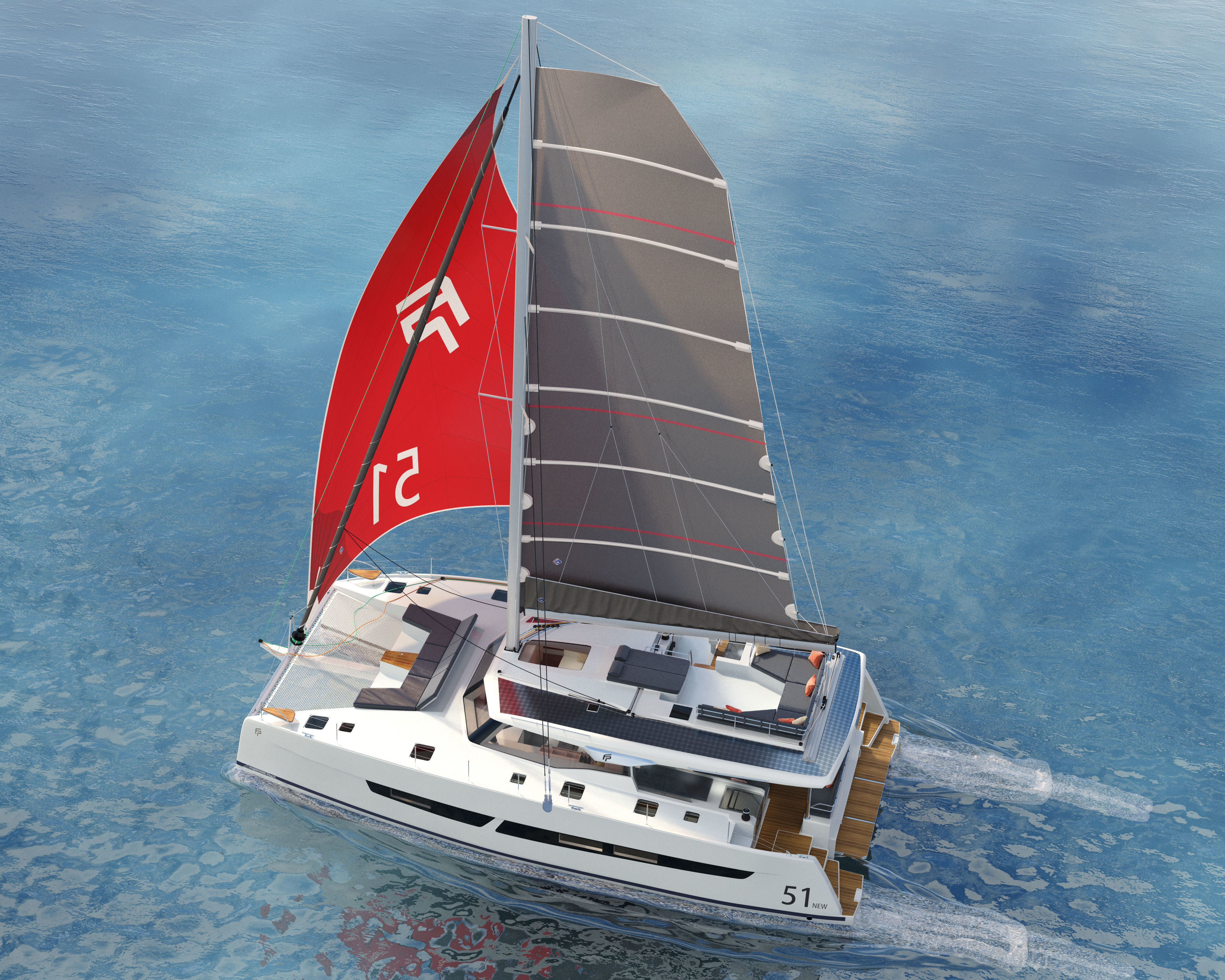 aura 51 Catamaran 3D model_5