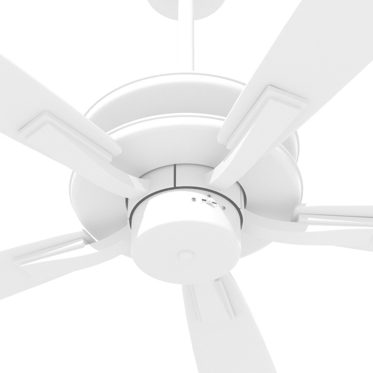 Quorum Villa   Studio White Transitional Ceiling Fan 3D model_1