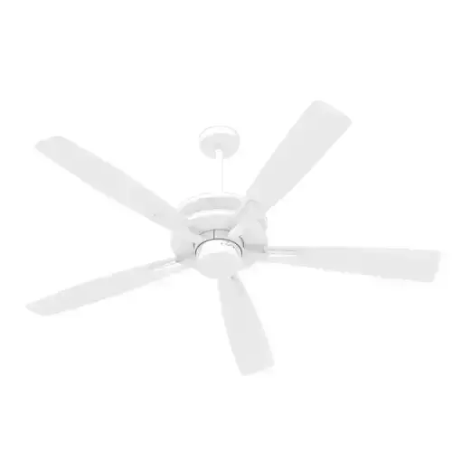 Quorum Villa   Studio White Transitional Ceiling Fan 3D model