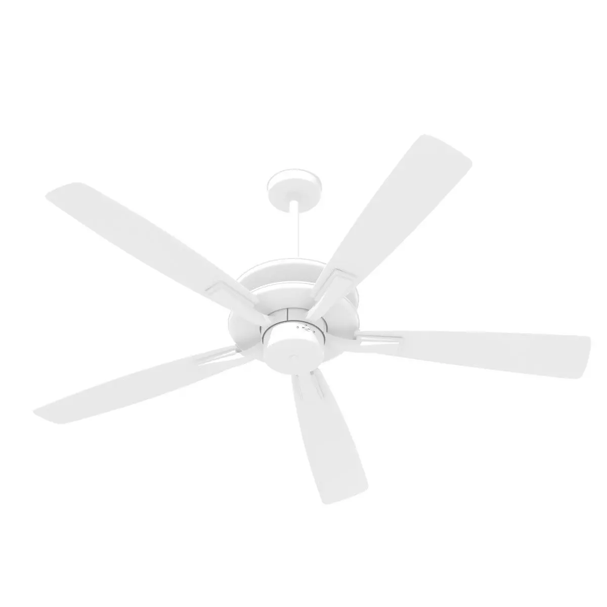 Quorum Villa   Studio White Transitional Ceiling Fan 3D model_0