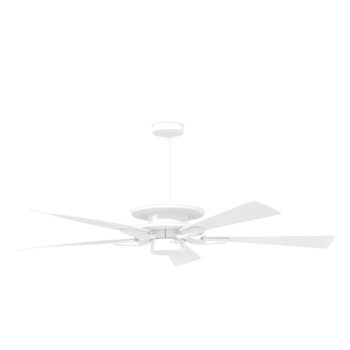 Quorum Villa   Studio White Transitional Ceiling Fan 3D model_2