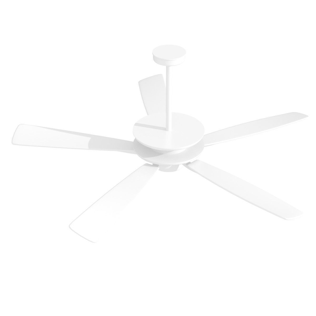 Quorum Villa   Studio White Transitional Ceiling Fan 3D model_4