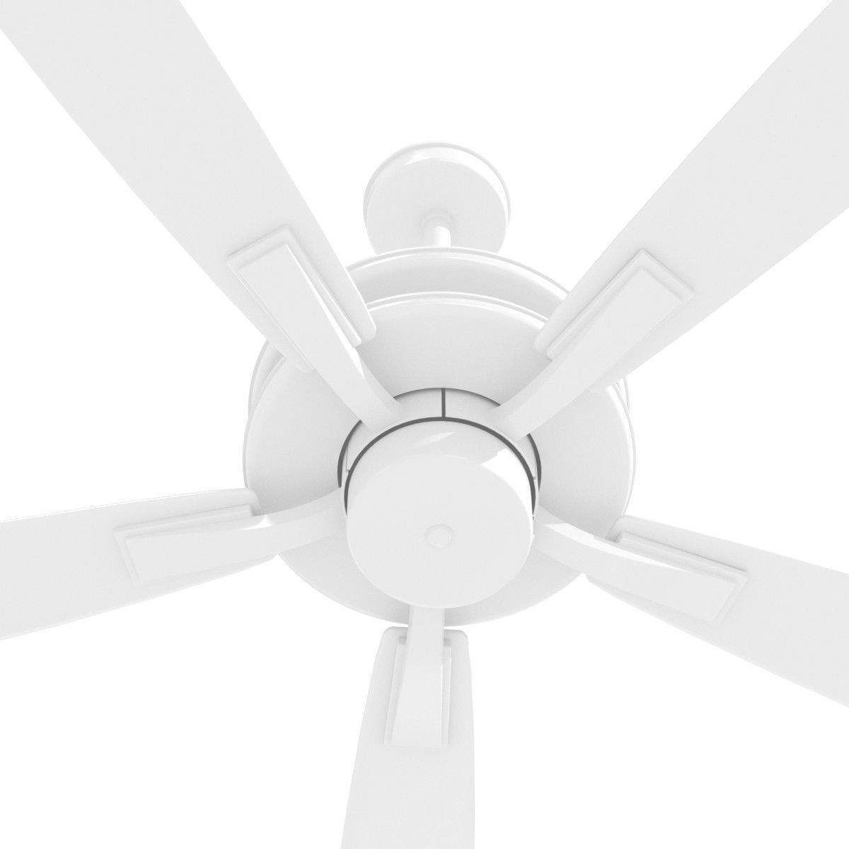 Quorum Villa   Studio White Transitional Ceiling Fan 3D model_3