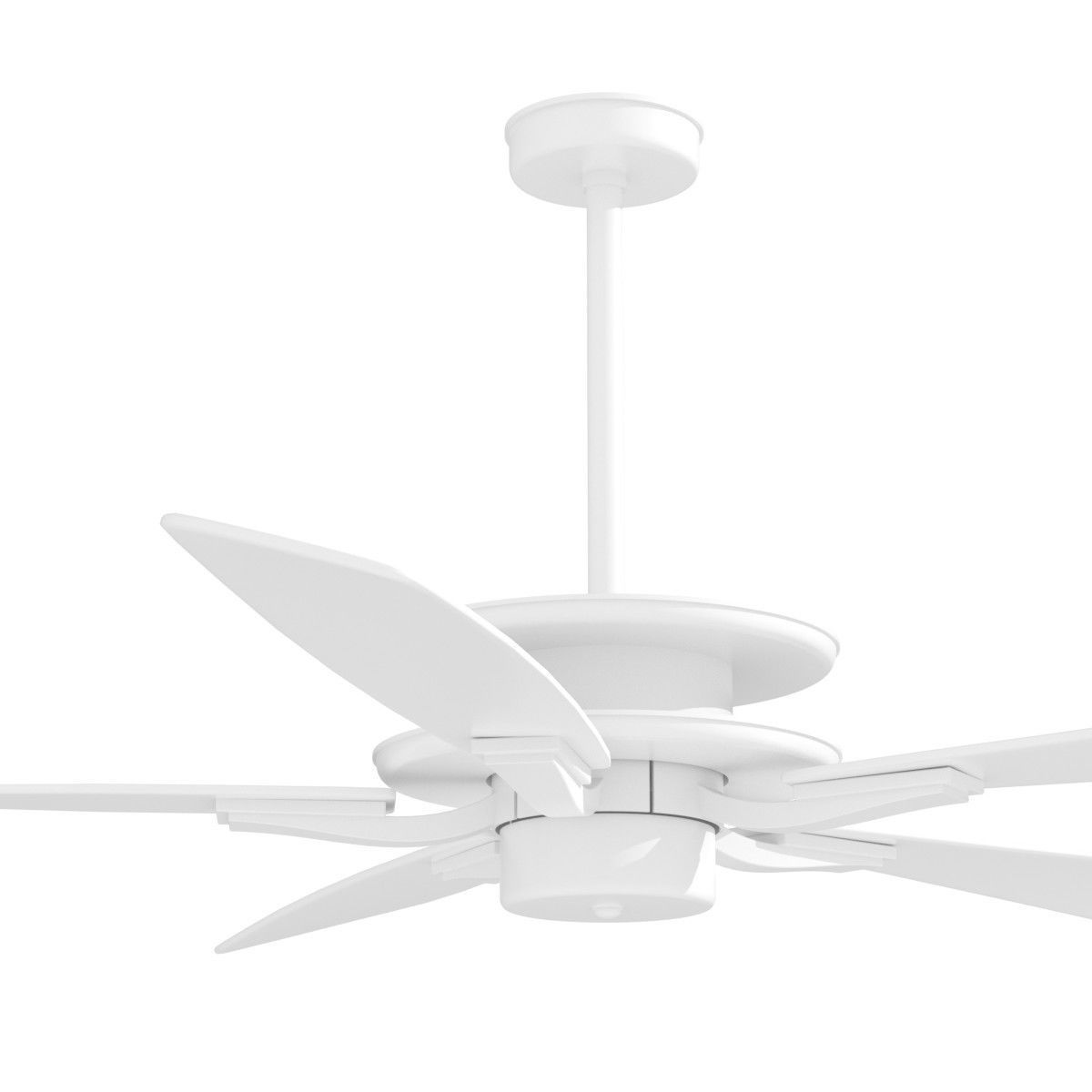 Quorum Villa   Studio White Transitional Ceiling Fan 3D model_5