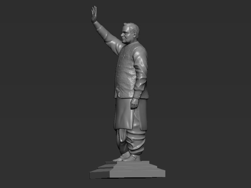 Atal Bihari Vajpayee 3D print model_9