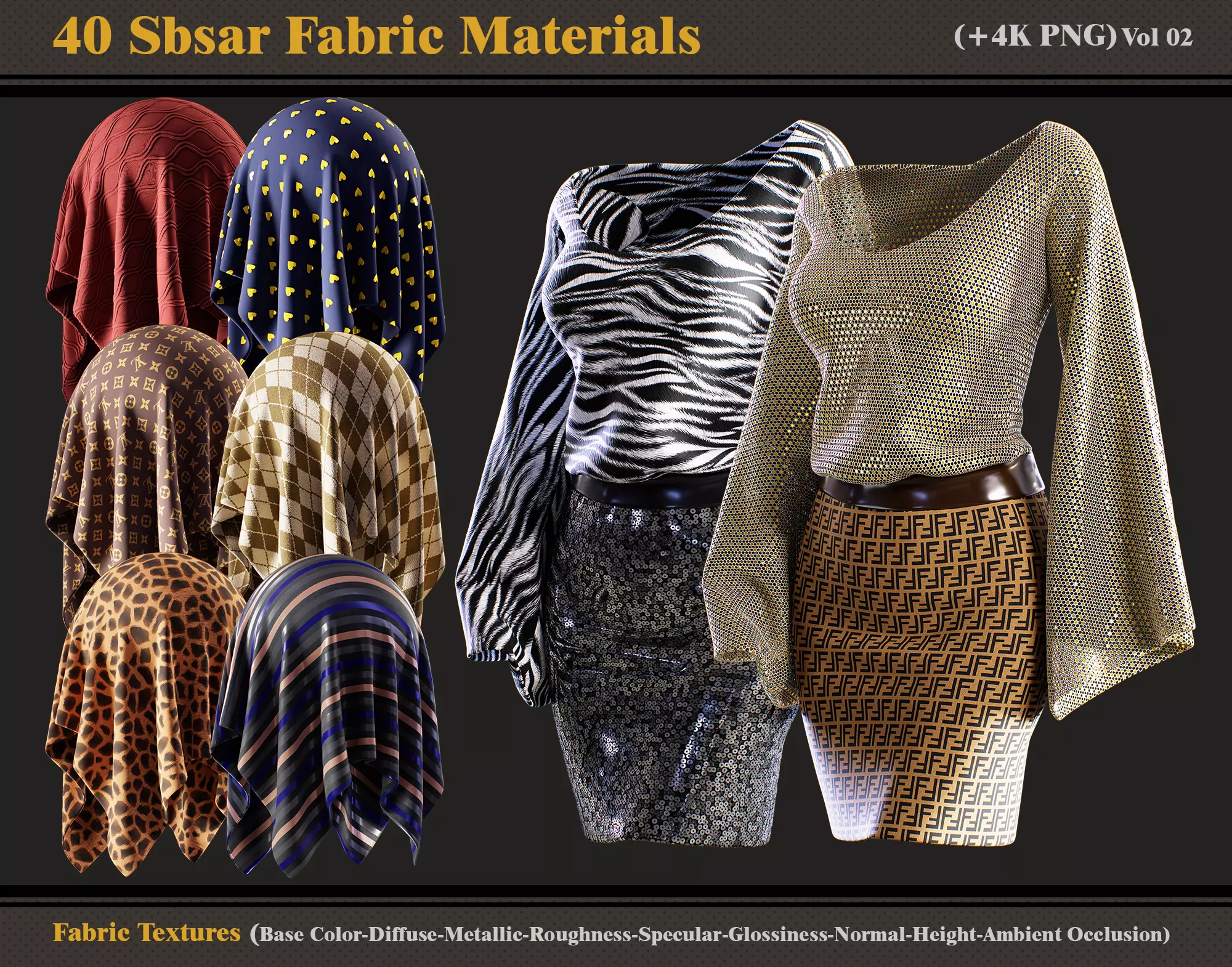 40 Sbsar Fabric Materials Texture_0