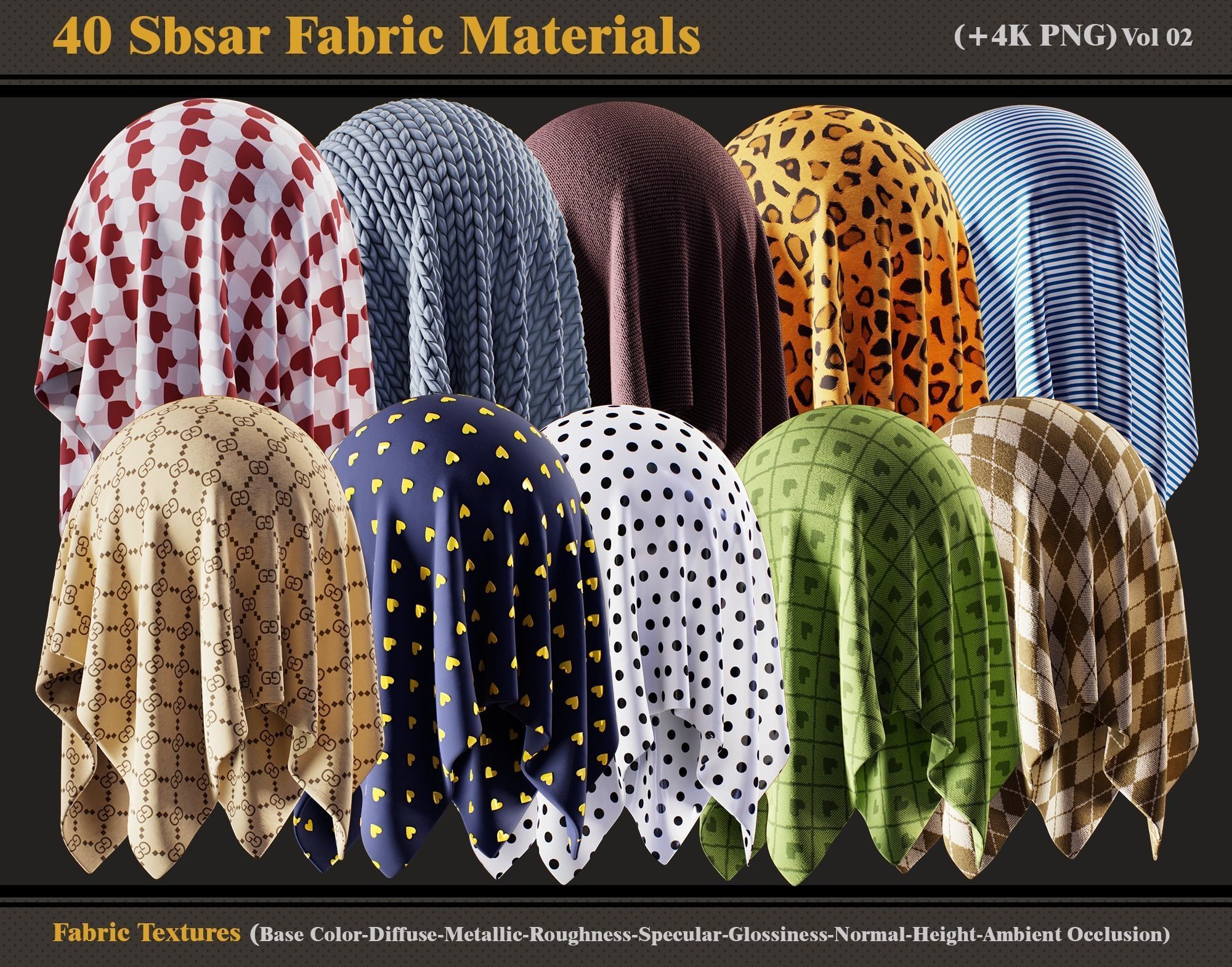 40 Sbsar Fabric Materials Texture_1