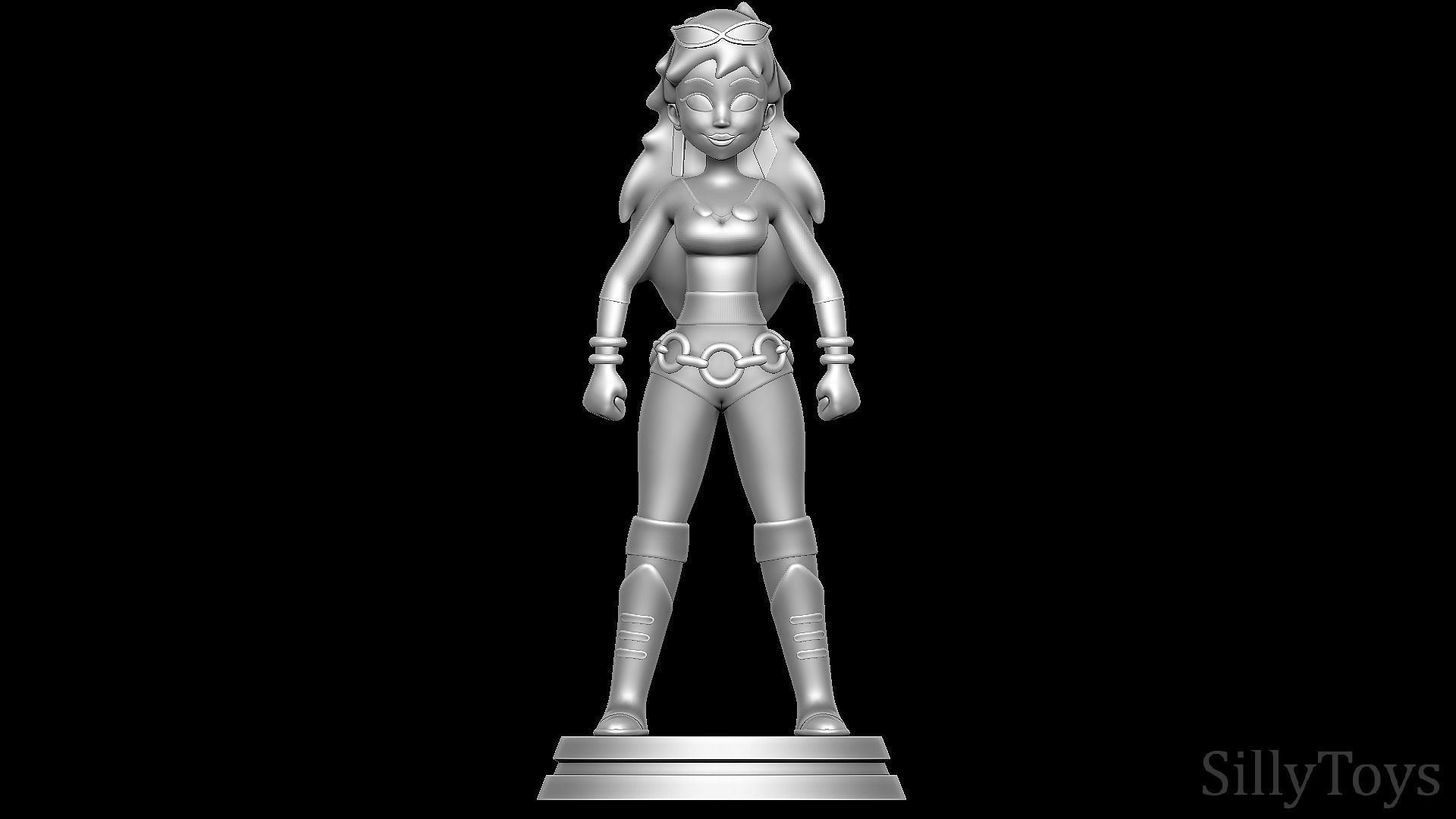 Wendi Richter - Hulk Hogans Rock n Wrestling 3D print model_7