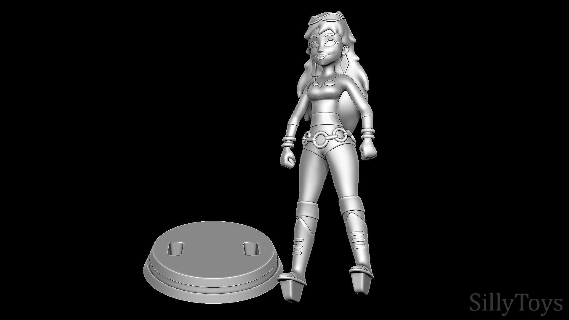 Wendi Richter - Hulk Hogans Rock n Wrestling 3D print model_8