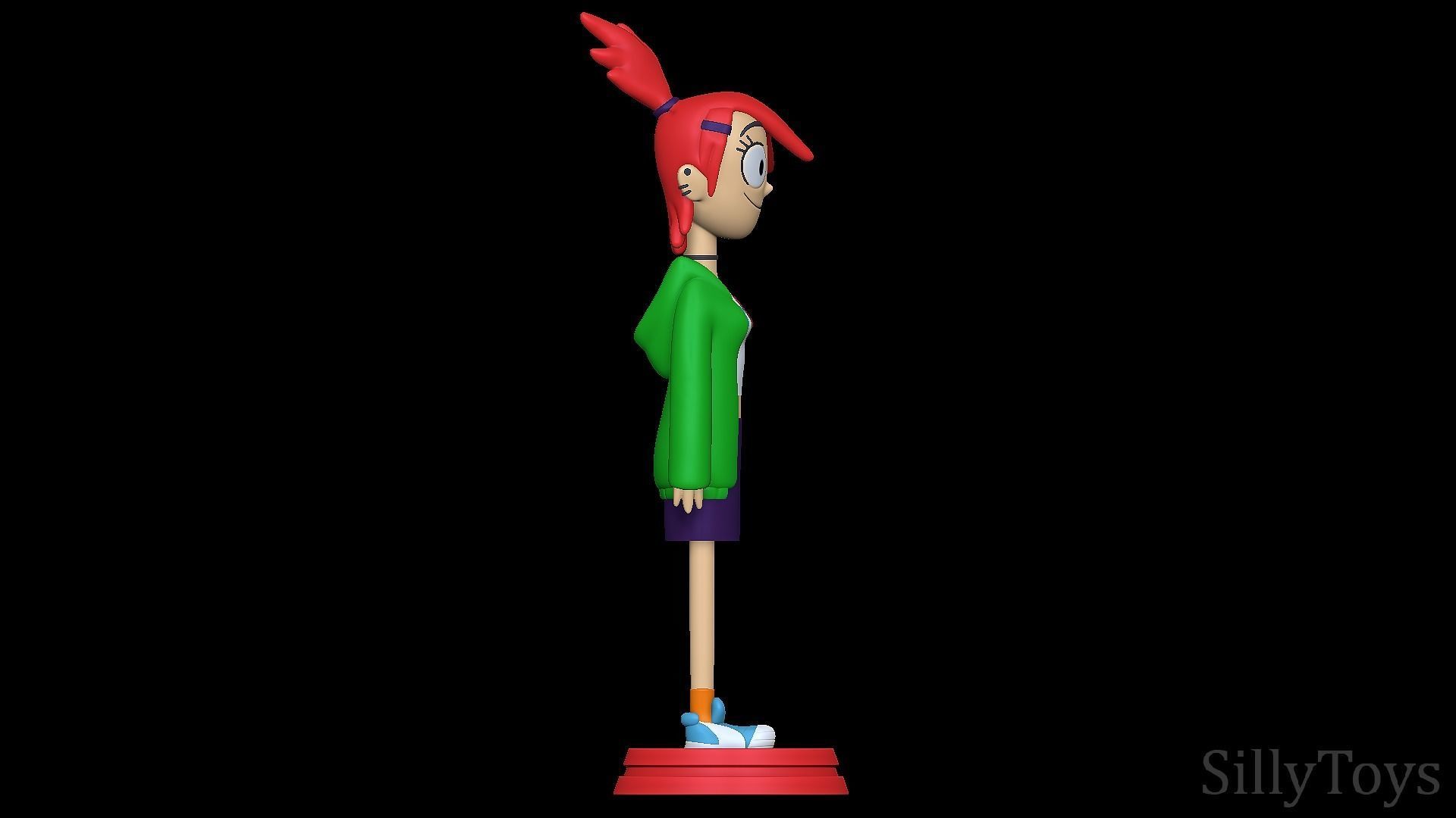 Frankie Foster - Fosters Home For Imaginary Friends 3D print model_3