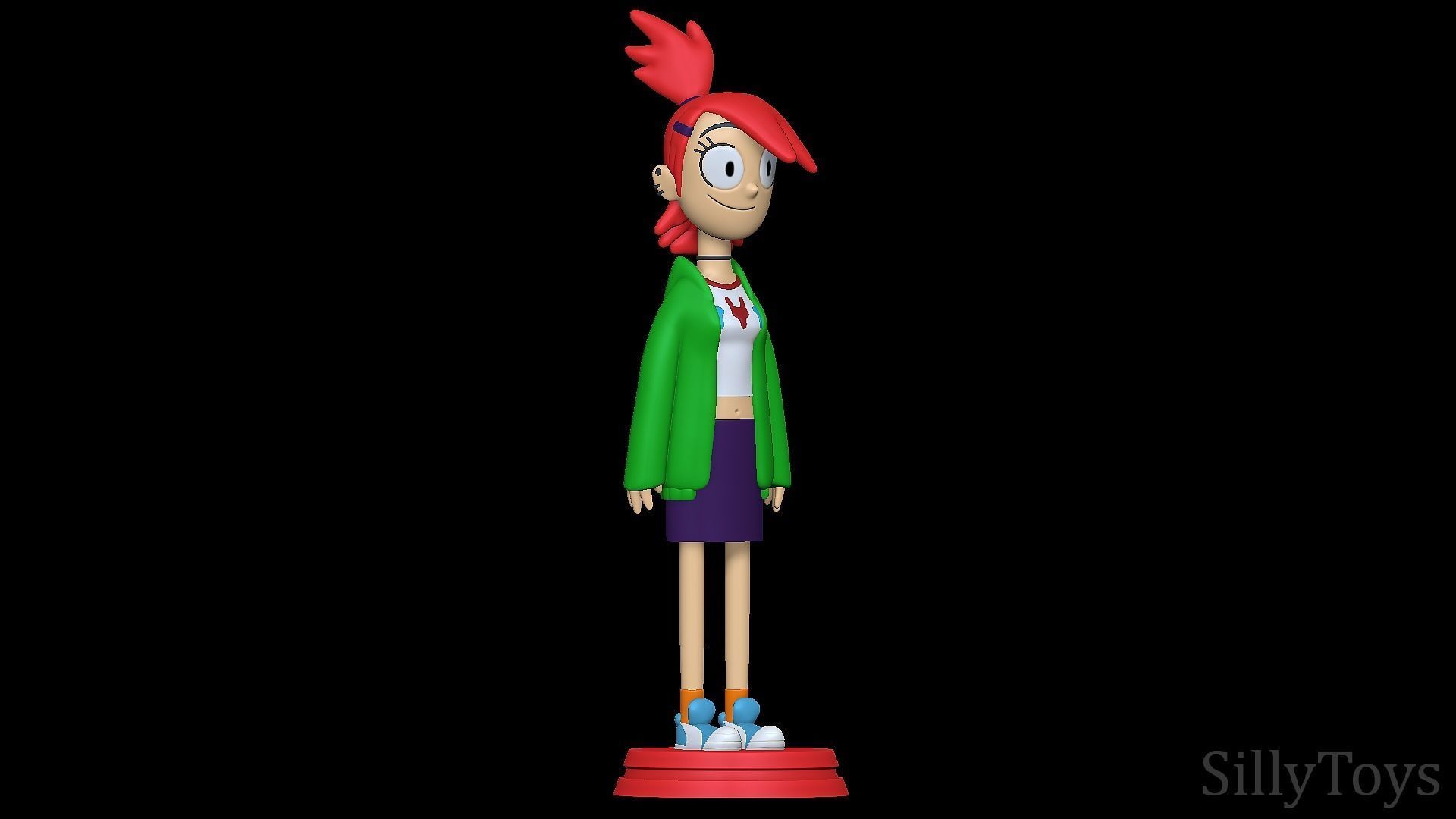 Frankie Foster - Fosters Home For Imaginary Friends 3D print model_2