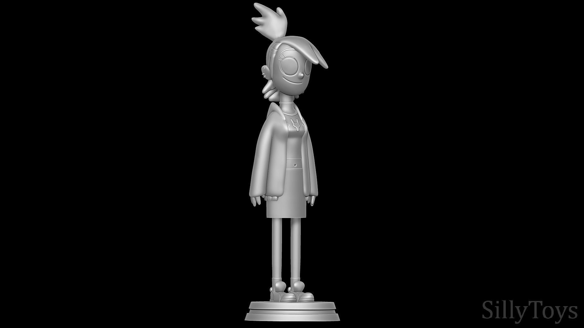 Frankie Foster - Fosters Home For Imaginary Friends 3D print model_9