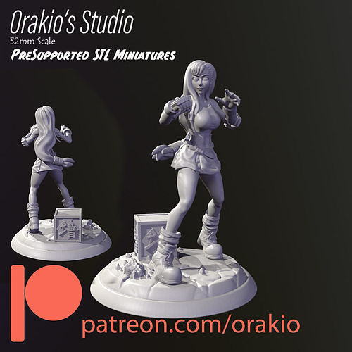 Taifa figurine of woman 3D print model