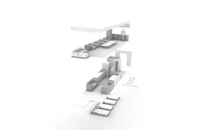 BUS INTERIOR FOR MOTOR HOME 3D print model