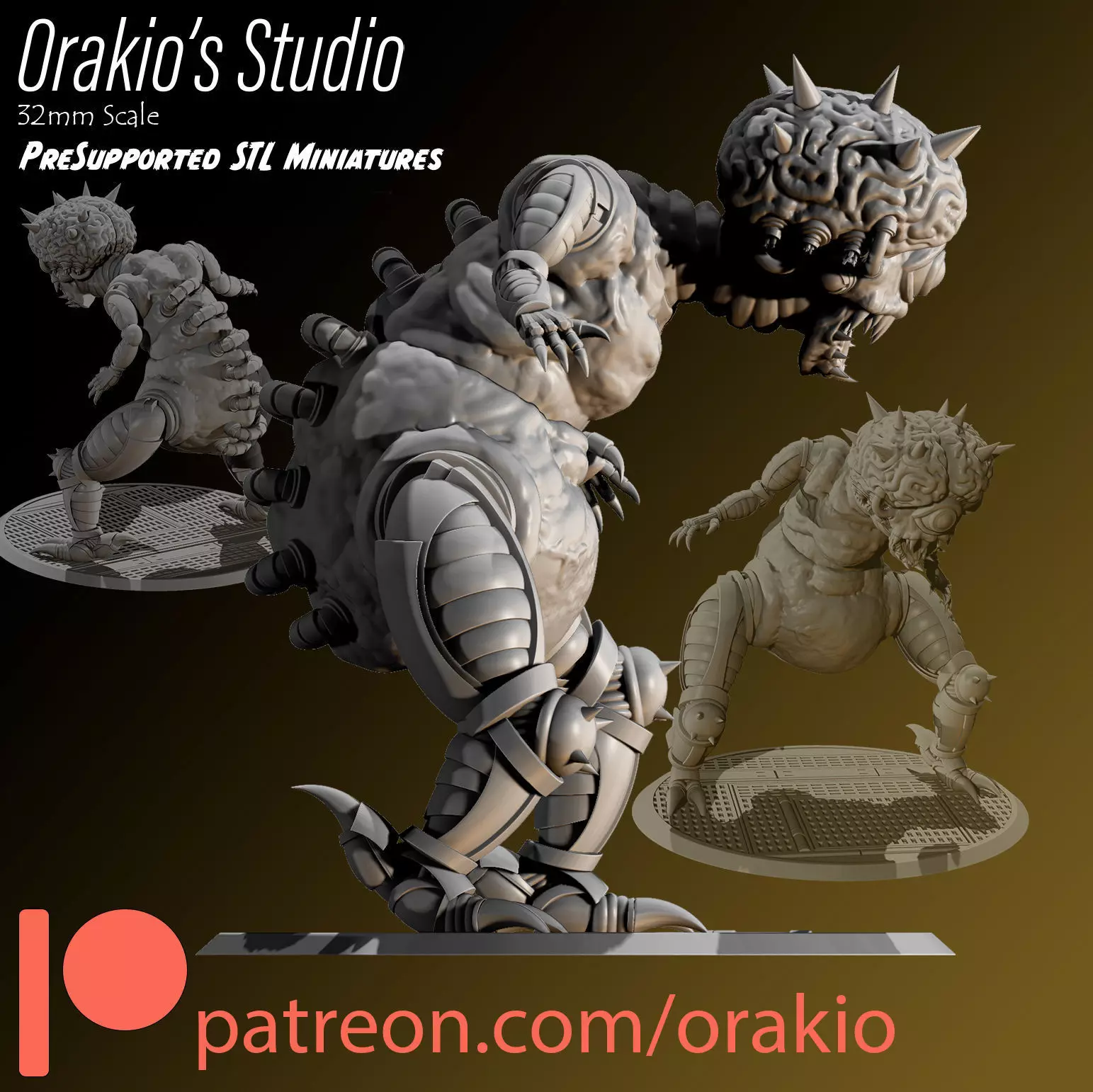 Angry Brain 3D print model_0