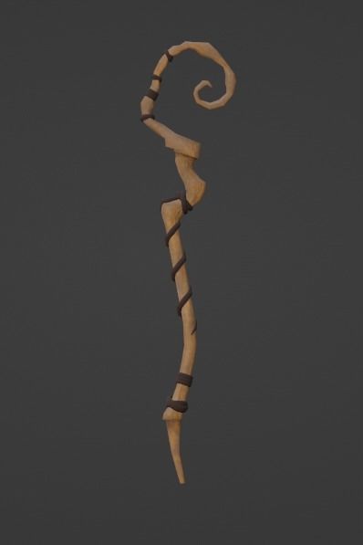 Staff Set Animated Low-poly 3D model_14