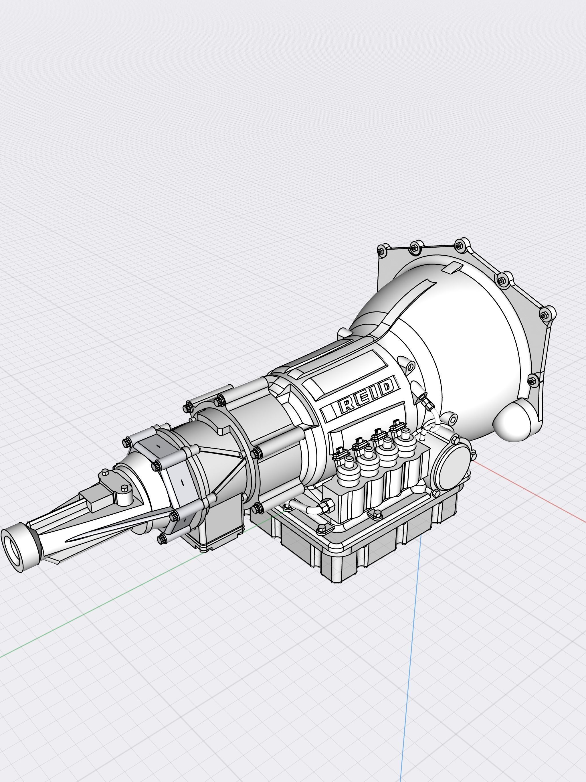 Gear Vendors Overdrive unit Drag Drive Powerglide 3D print model_1