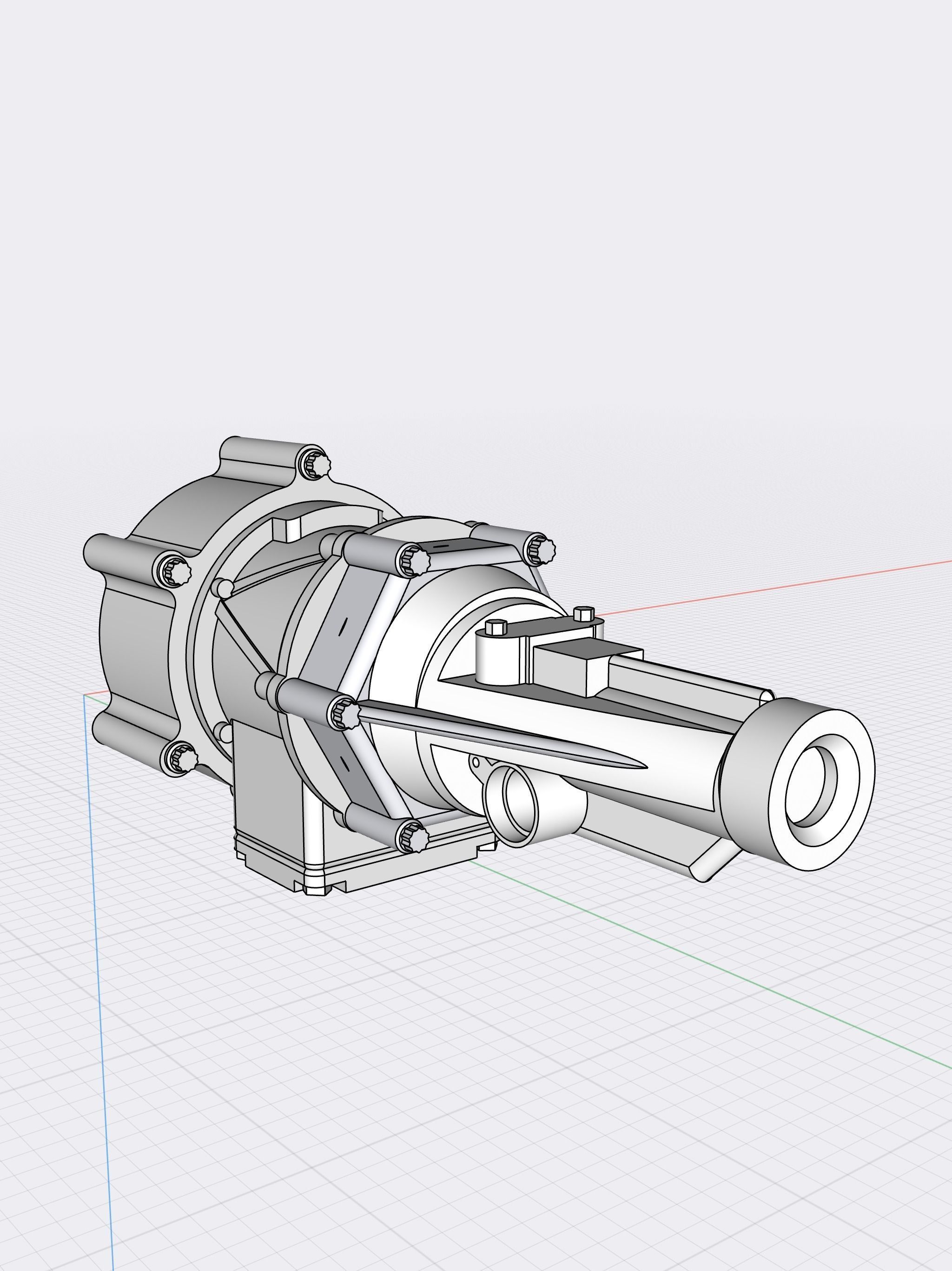 Gear Vendors Overdrive unit Drag Drive Powerglide 3D print model_4