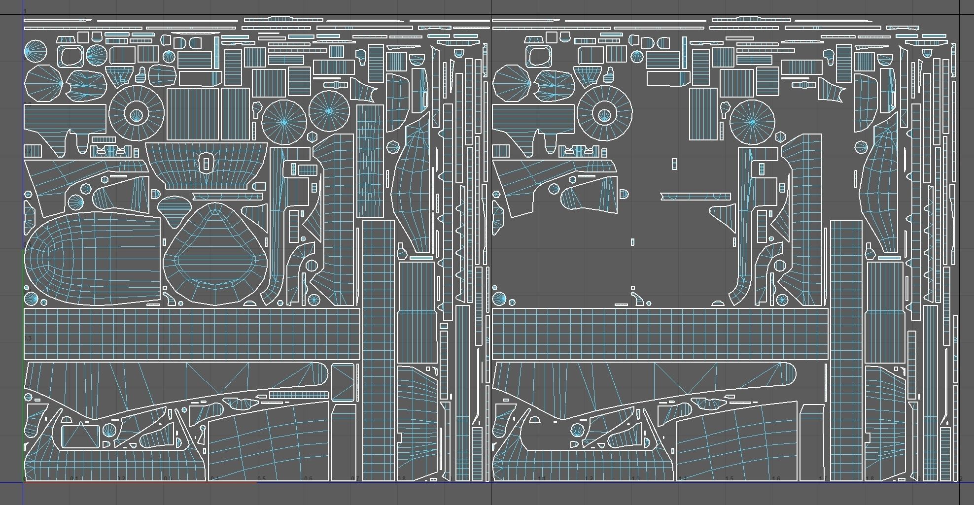 Nostalgia motorcycle Low-poly 3D model_11