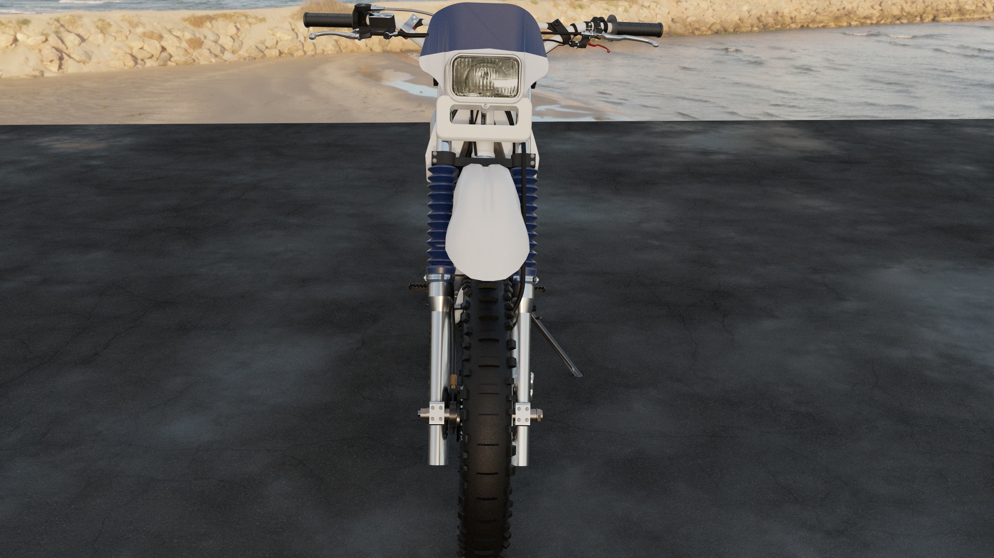 Moto XR - 600 Japonesa 3D model_6