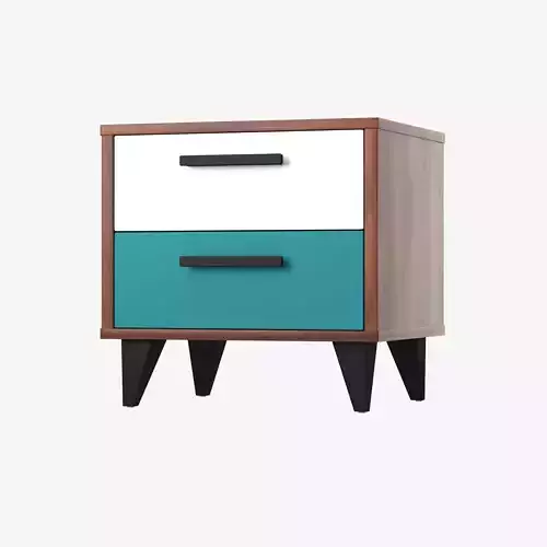 nightstand drawer - teal