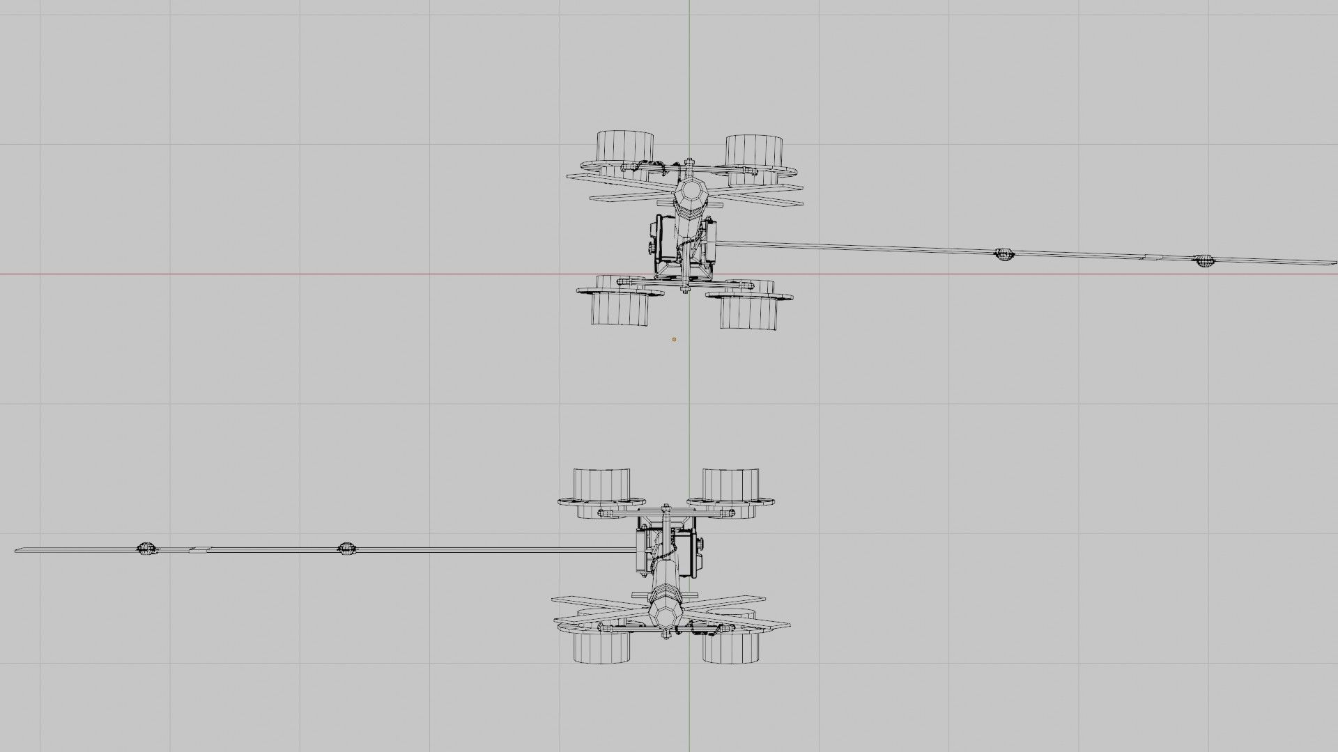 Railroad Crossing Gate with pbr textures Low-poly 3D model_10