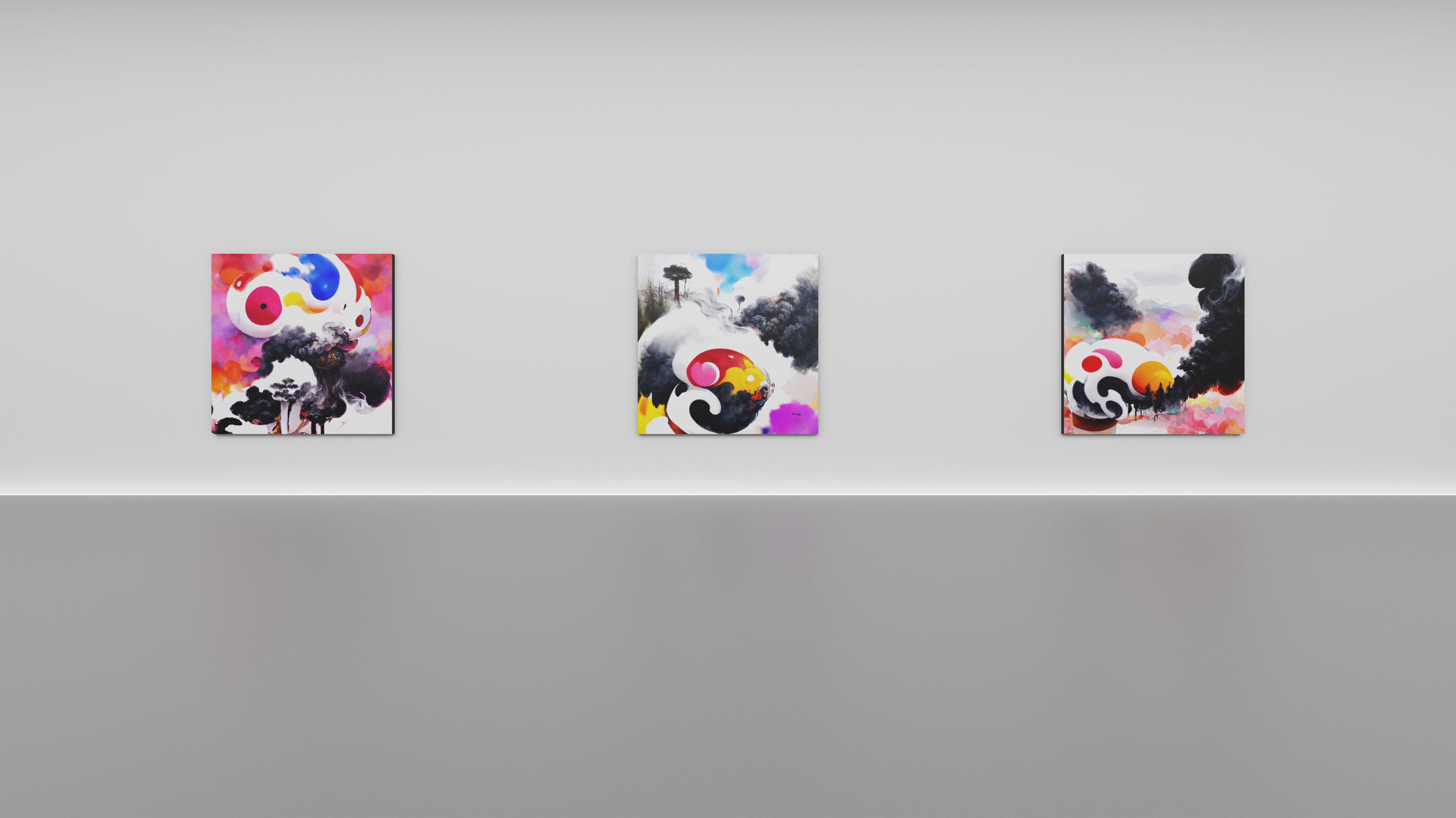 Art Museum Gallery Interior 27 Low-poly 3D model_10