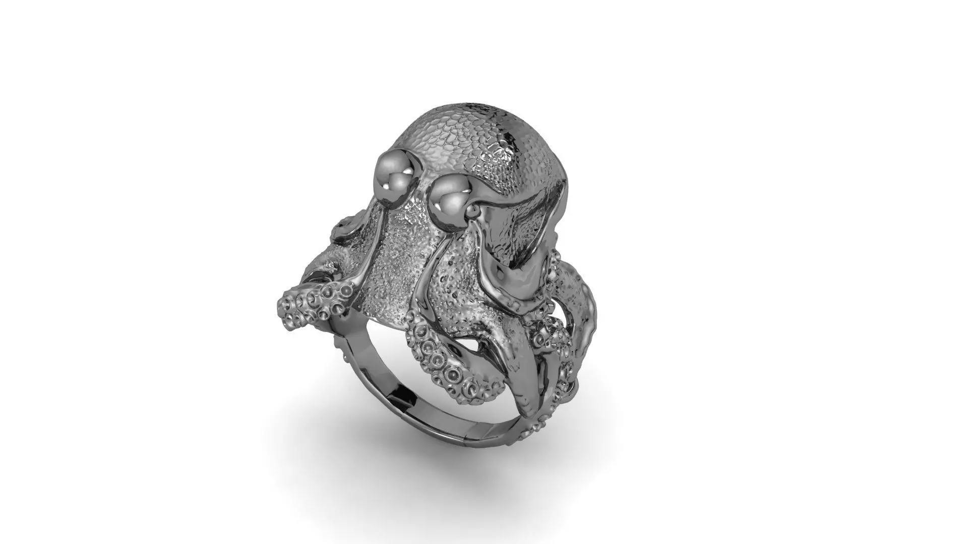 Ring octopus 1001 3D print model