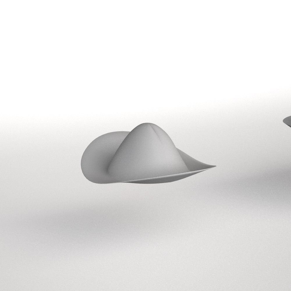 Hat Collection Total 42 Hats From All Fields NFT and Game Ready Low-poly 3D model_31