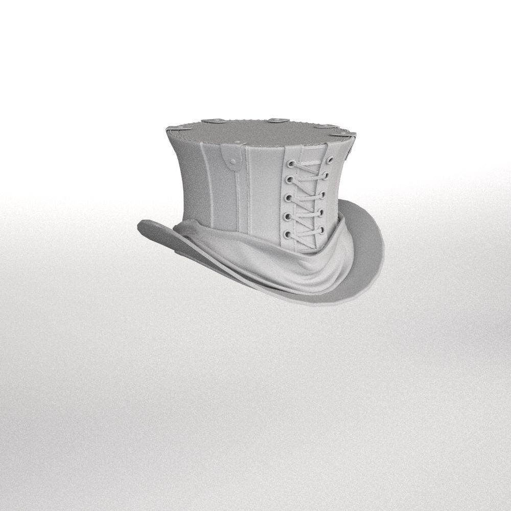 Hat Collection Total 42 Hats From All Fields NFT and Game Ready Low-poly 3D model_8