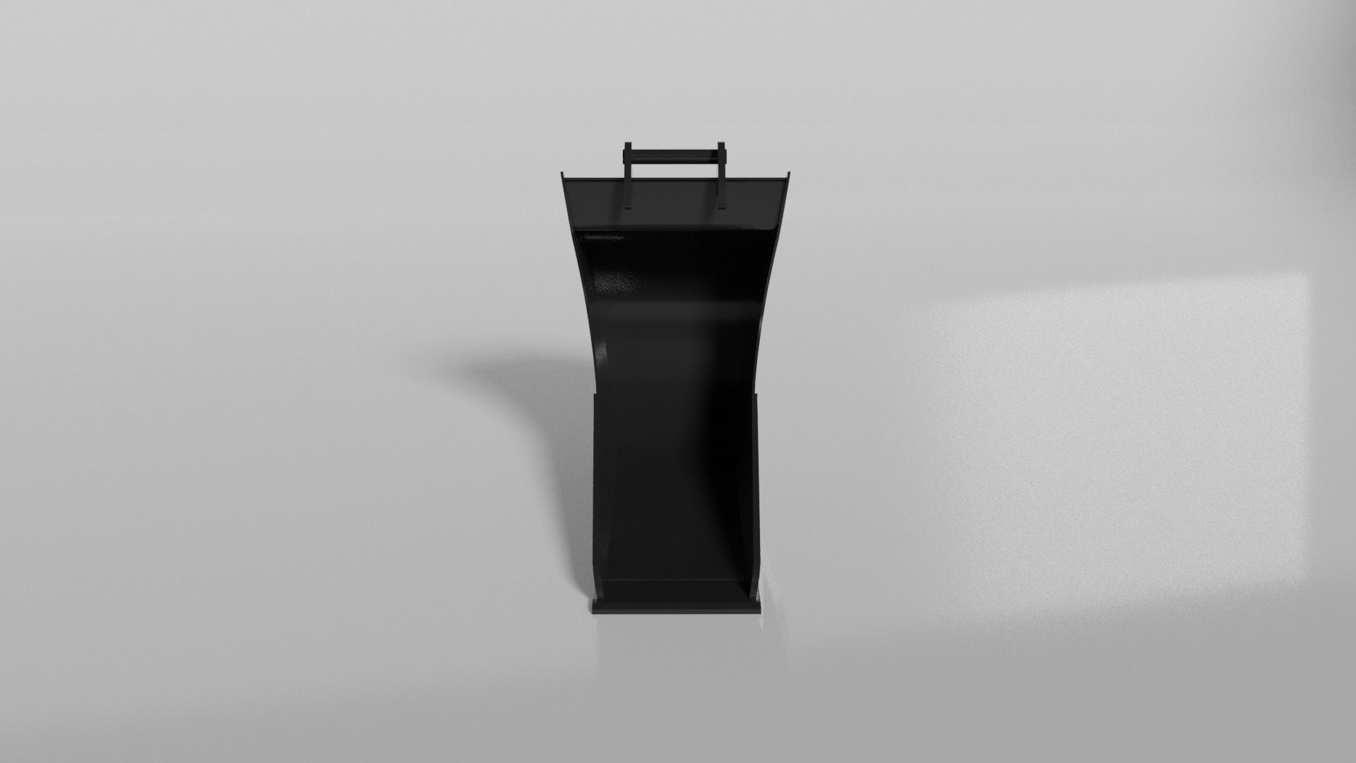 JST Nordic Line 20-25 Ton Clay Bucket with angled sides Low-poly 3D model_1