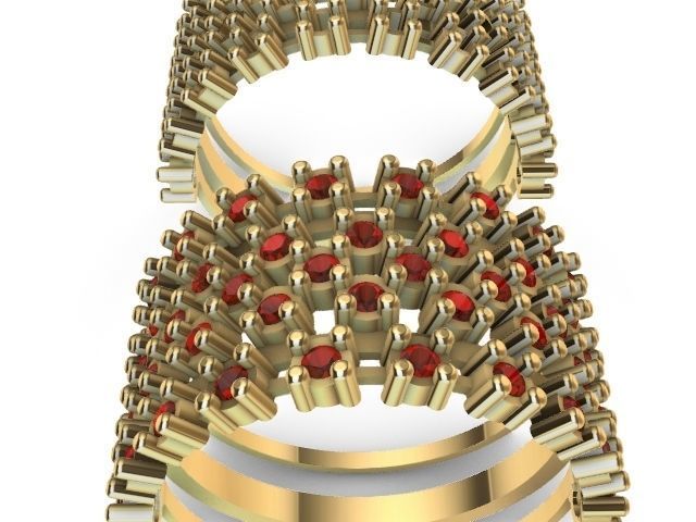 5 line diamond ring stl verified 3D print model_7