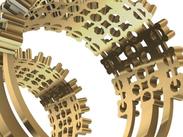 5 line diamond ring stl verified 3D print model_4