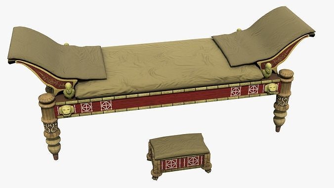 Triclinium accubitum 3D model 2