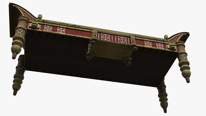 Triclinium accubitum 3D model 7
