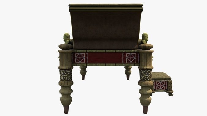 Triclinium accubitum 3D model 5